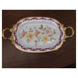 FREE MODEL QUEENANNE ENGLAND FOOTED SERVING TRAY