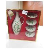 LENOX OIL BOTTLE SET IN BOX