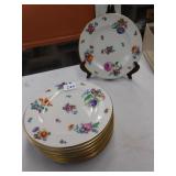 12 BELLEEK PLATES 9" ROUND