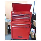 TWO SECTION TOOL CABINET 42" H X 24" WIDE
