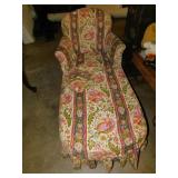 FLOWER COVERED CHAISE 66" L X 28" W W/ SKIRT
