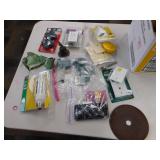 LIGHT BULBS, STYROFOAM CUPS, SWITCHES AND PLATES