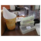 VERIZON PHONE, 2 NEW THICK GLASS SHADES FOR TABLE