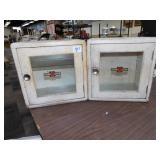 PAIR OF STERLIZER CABINETS