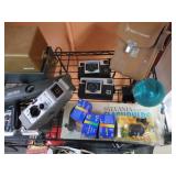 POLAROID CAMERA W/ CASE, MESS KIT, ETC.