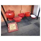 GINGER JAR, LIVE LAUGH LOVE, RED BOWL, ETC.