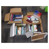 4 BOXES OF BOOKS
