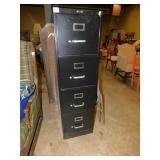 4 DRAWER FILE CABINET LOCKING W/ KEY