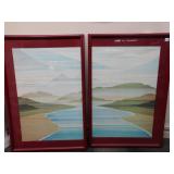 PRINTS 42" X 38" PAIR TO GO