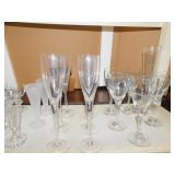MARTINI GLASSES, CHAMPAGNE GLASSES
