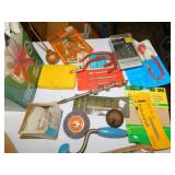 DRILL BITS, WORK BENCH CONTENTS