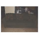 SOFA W/ ACCENT CUSHIONS BAUHAUS FOREST GREEN SOFA