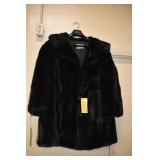 RANCH MINK STROLLER COAT 34.5" LONG SZ. 10-12