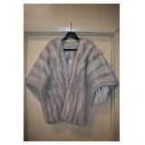 AZURNE WHITE MINK WRAP 28" L