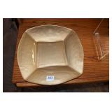 GLASS PLATE 13.5" CASED GLASS