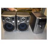 SONY CD RADIO W/ 2 SPEAKERS
