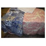 GWO GWIN BEDSPREADS, WHITE AFGHAN