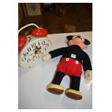 LARGE MICKEY AND ALARM CLOCK