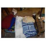 BLANKETS, AREA RUG, ETC.