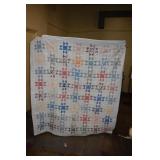 HAND STITCHED QUIT AND WOOL BLANKET