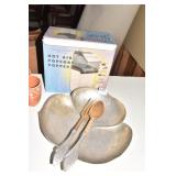 UNIQUE SERVING BOWL, POPCORN POPPER