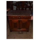 VICTORIAN WALNUT 30" W X 16" D X 30H APPLIED