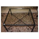IRON CROSS BASE COFFEE TABLE 39.5" SQUARE