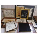 PICTURE FRAMES, FLOWERS IN VASE, VIPER W/