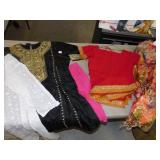 INDIAN STYLE CLOTHING SIZE SM/MED, RED OUTFIT IS