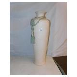 TALL VASE W/ TASSEL 27" H