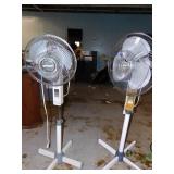 TWO FLOOR FANS