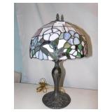 STAINED GLASS LAMP 20 IN TALL