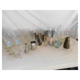 ASSORTED GLASSES, 2 TIFFANY & CO GLASSES, ETC.