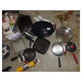 POTS, PANS, ROASTER PAN, ETC.