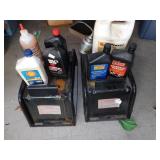 CAR STANDS; OIL; ETC.