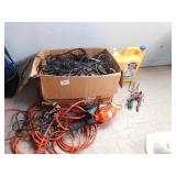 EXTENSION CORDS, TROUBLE LIGHT, ETC.