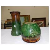 ROSEVILLE 2 PIECE JARDINIER PLANTER GLUED