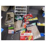 SANDPAPER, SEWING THREAD, ETC.