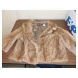 MINK JACKET PELT BACK OF ARM