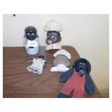 BLACK SHAKER AND CHALK WALL PLAQUES