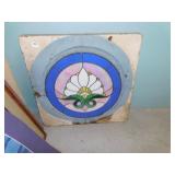 STAINED GLASS DOUBLE SIDED 23.5 X 23.5" DOUBLE