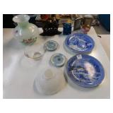 WEDGWOOD SMALL BLUE PLATES, OTHER DECORATIVE