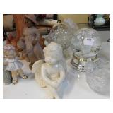 VASES, FIGURINE, ETC.