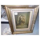 LIGHT UP RELIGIOUS PICTURE, 2 CHERUBS, ST. AGNES