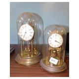 TWO ANNIVERSARY CLOCKS