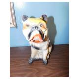 CHALK DOG 9" H - FLAKE ON MOUTH