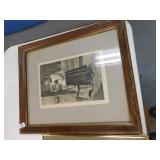 ENRIQUE SACRISTAN 22" X 18.5", WOMEN WITH CAT 22"