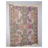 UNIQUE RUG 54" X 39" SOME MINOR STAINS