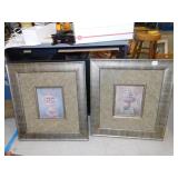 TWO PRINTS 27" X 24"