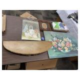 TV CENTER POST STAND/ WALL BRACKET